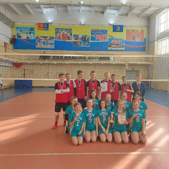 Областные соревнования по волейболу среди девушек.