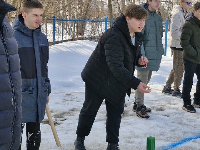 Русская народная игра рюхи.